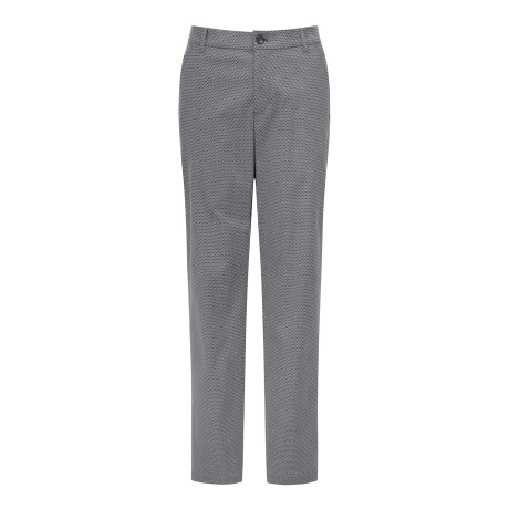 남성 스트라이프 패턴 조직감 인밴딩 팬츠