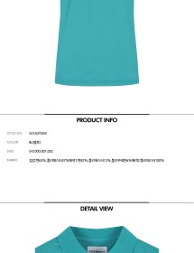 여성 UV-CUT 퀵드라이 반팔티셔츠