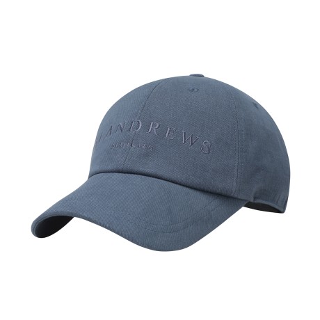 남성 솔리드 로고 자수 볼캡