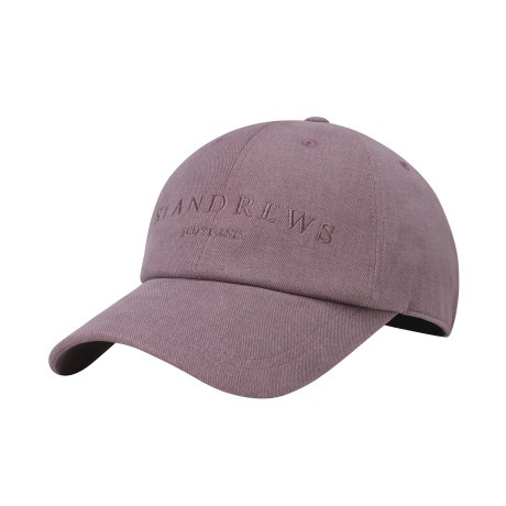 남성 솔리드 로고 자수 볼캡