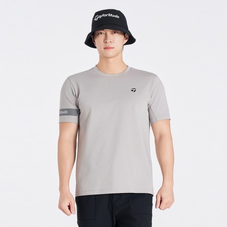 남성 라운드 반팔 티셔츠 TMTRO2343-190